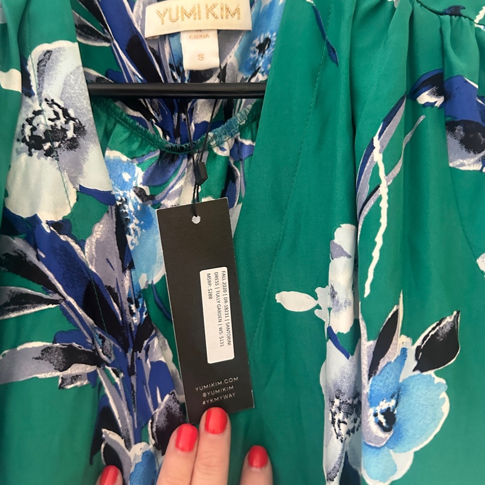Yumi Kim Green Floral Dress
